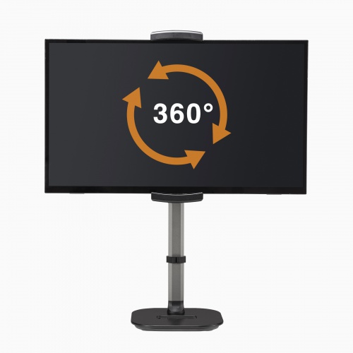 モバイルモニタースタンド（据え置き・17.3インチ・16インチ・15.8インチ・15.6インチ・360°回転・伸縮アーム・モバイルディスプレイ・iPad・タブレット）