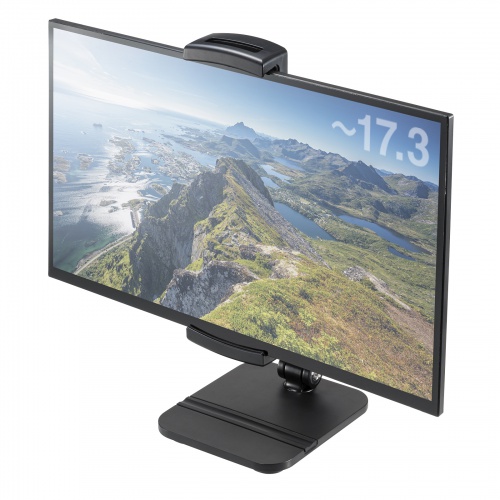 モバイルモニタースタンド 据え置き 17.3インチ 16インチ 15.8インチ 15.6インチ 360°回転 3関節アーム 高さ・角度調整 モバイルディスプレイ iPad タブレット