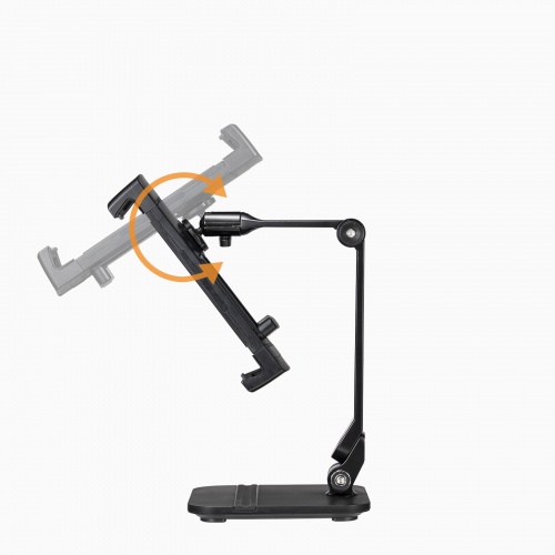 モバイルモニタースタンド 据え置き 17.3インチ 16インチ 15.8インチ 15.6インチ 360°回転 3関節アーム 高さ・角度調整 モバイルディスプレイ iPad タブレット