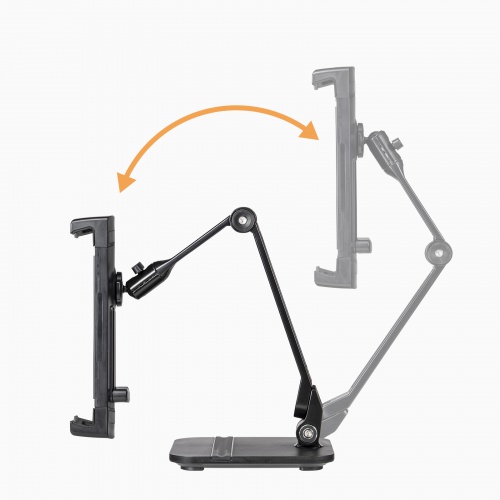 モバイルモニタースタンド 据え置き 17.3インチ 16インチ 15.8インチ 15.6インチ 360°回転 3関節アーム 高さ・角度調整 モバイルディスプレイ iPad タブレット