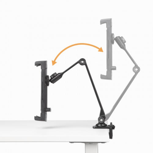 モバイルモニタースタンド（クランプ・17.3インチ・16インチ・15.8インチ・15.6インチ・360°回転・3関節アーム・高さ/角度調整・モバイルディスプレイ・iPad・タブレット）