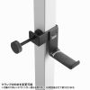 折りたたみ式バッグハンガー（クランプ固定・金属製ハンガー・ヘッドホンホルダー・ヘッドホンスタンド・ヘッドホンフック・机・PCデスク）