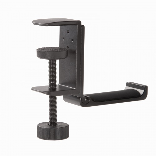 折りたたみ式バッグハンガー（クランプ固定・金属製ハンガー・ヘッドホンホルダー・ヘッドホンスタンド・ヘッドホンフック・机・PCデスク）