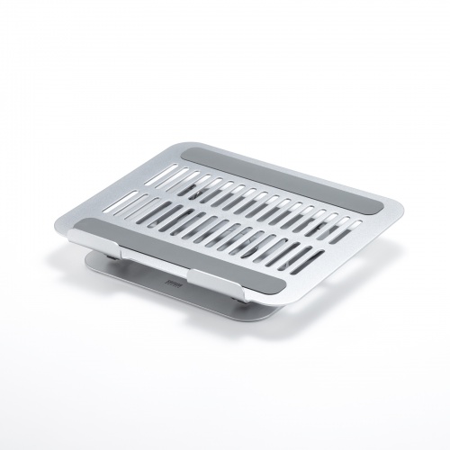 タブレットスタンド（回転・折りたたみ・アルミ製・無段階・角度調整・2関節・スマートフォンスタンド・Switch・シルバー）