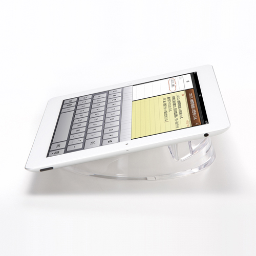 サンワサプライ】iPadアクリルスタンド(iPad5 (Air)・iPad mini・iPad4