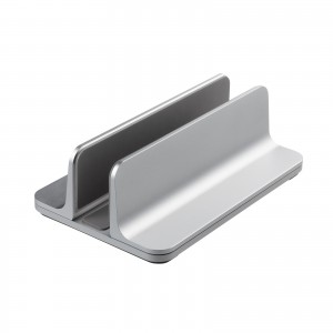 ノートパソコンスタンド（アルミ・縦置き・1台用・シルバー・タブレット・ペンタブレット）