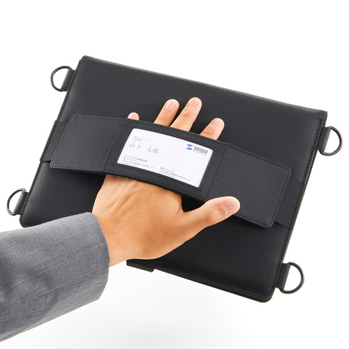 ショルダーベルト付き12.5型タブレットケース