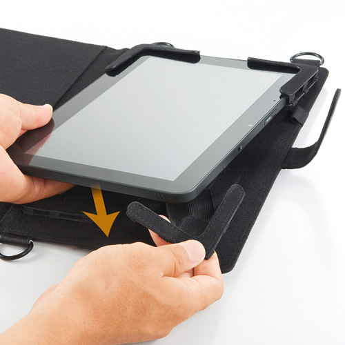 タブレットPCケース（ショルダーベルト付・13型・名刺ポケット付）