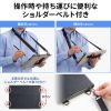 タブレットケース（手帳型・9～11インチ・汎用ケース・ショルダーベルト・ハンドベルト・タッチペン対応・スタンド機能付き）