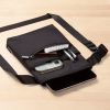 【アウトレット】タブレットケース（腰巻きベルト式・7～8インチ・汎用ケース・iPad miniA17対応・作業用ウエストポーチ・法人・ツールポーチ・ブラック）