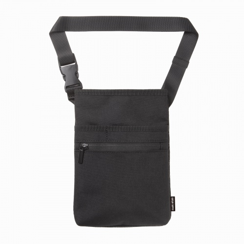 【アウトレット】タブレットケース（腰巻きベルト式・7～8インチ・汎用ケース・iPad miniA17対応・作業用ウエストポーチ・法人・ツールポーチ・ブラック）