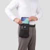 【アウトレット】タブレットケース（腰巻きベルト式・7～8インチ・汎用ケース・iPad miniA17対応・作業用ウエストポーチ・法人・ツールポーチ・ブラック）