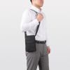 【アウトレット】タブレットケース（腰巻きベルト式・7～8インチ・汎用ケース・iPad miniA17対応・作業用ウエストポーチ・法人・ツールポーチ・ブラック）
