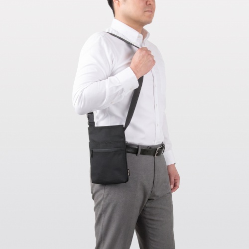 【アウトレット】タブレットケース（腰巻きベルト式・7～8インチ・汎用ケース・iPad miniA17対応・作業用ウエストポーチ・法人・ツールポーチ・ブラック）