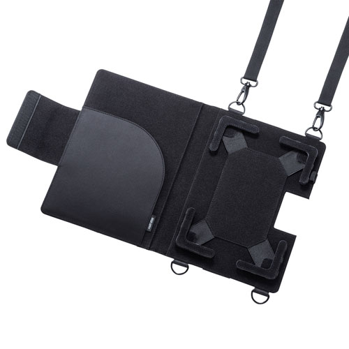 10.1型タブレットPCケース（汎用・ショルダーベルトつき・ハンドベルトつき・背面カメラ対応）