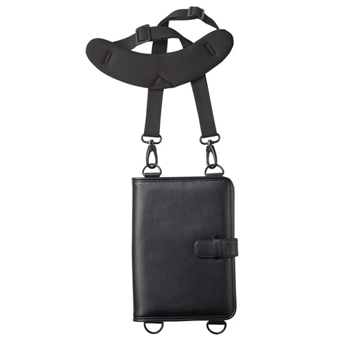 タブレットケース（耐衝撃タイプ・7～8型まで対応・ショルダーベルト付き・ブラック） PDA-TAB9SG サンワサプライ