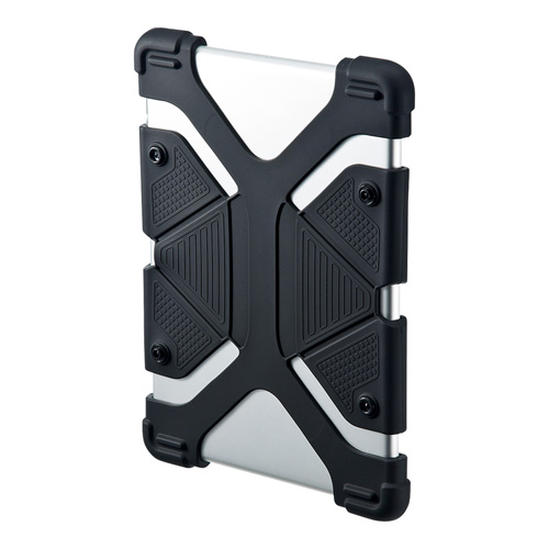 耐衝撃シリコンケース（タブレット・8.9～11.6インチ・ブラック） PDA-TABH4BK サンワサプライ