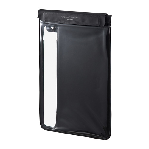 タブレット防水防塵ケース（スタンド・ショルダーベルト付き・10.1型・ブラック）