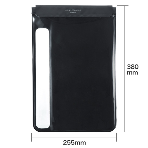 防水防塵タブレットケース（スタンド・ショルダーベルト付き・12.9インチ・ブラック） PDA-TABWPST12 サンワサプライ