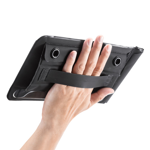 タブレット防水防塵ケース（スタンド付き・ショルダーベルト付き・8 