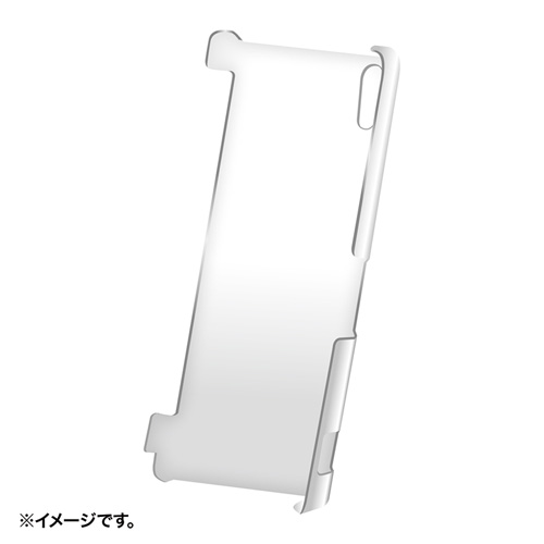 【訳あり 在庫処分】Xperia Z2 クリアハードケース(SO-03F対応・マグネット充電端子変換アダプター付き)