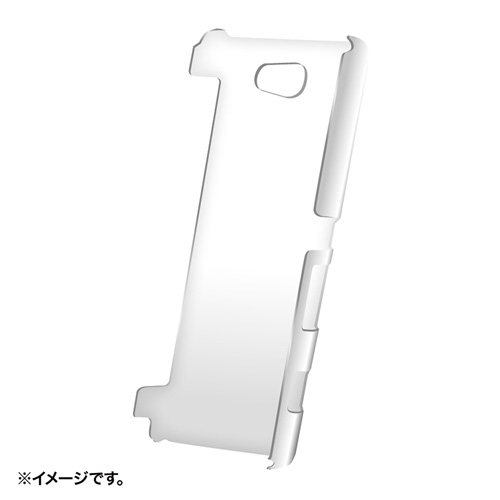 Xperia ZL2 クリアハードケース(SOL25対応・マグネット充電端子変換アダプター付き)