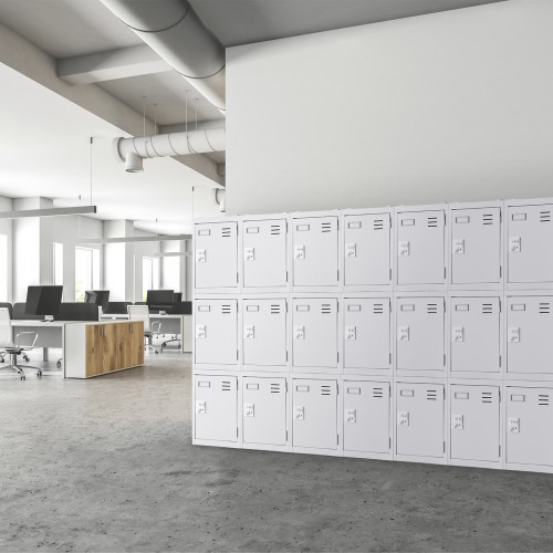 個別ロッカー（ダイヤル錠・W316×D400×H500mm） PLK-PS300W サンワサプライ