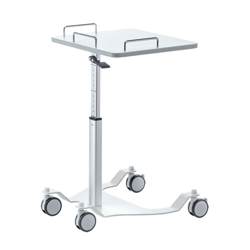 プロジェクター台（昇降可能・キャスターつき・短焦点・壁・ホワイト）