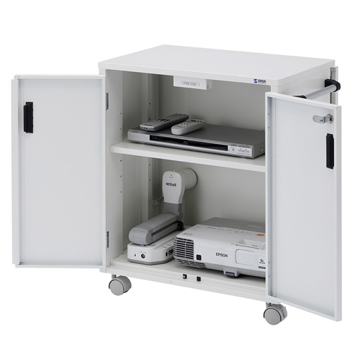 プロジェクター台(天板拡張機能付き・W654×D412×H720mm) PR-11 サンワサプライ【代引き不可商品】