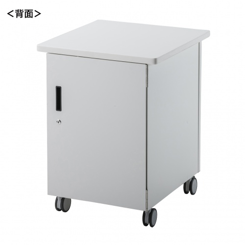 プロジェクター台(鍵付き・スライド棚・大型キャスター)