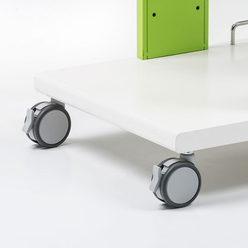 プロジェクターカート(移動可能・中棚高さ可変5段階)