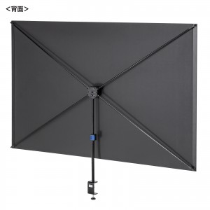 プロジェクター スクリーン（80インチ・クランプ・4K対応・コンパクト・折りたたみ・モバイル・収納バッグ付）