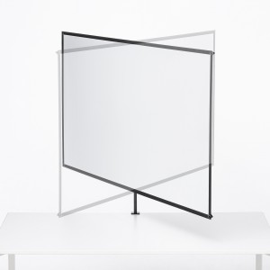 プロジェクター スクリーン（80インチ・クランプ・4K対応・コンパクト・折りたたみ・モバイル・収納バッグ付）