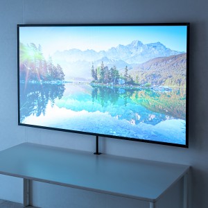 プロジェクター スクリーン（80インチ・クランプ・4K対応・コンパクト・折りたたみ・モバイル・収納バッグ付）