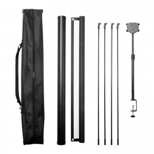 プロジェクター スクリーン（80インチ・クランプ・4K対応・コンパクト・折りたたみ・モバイル・収納バッグ付）