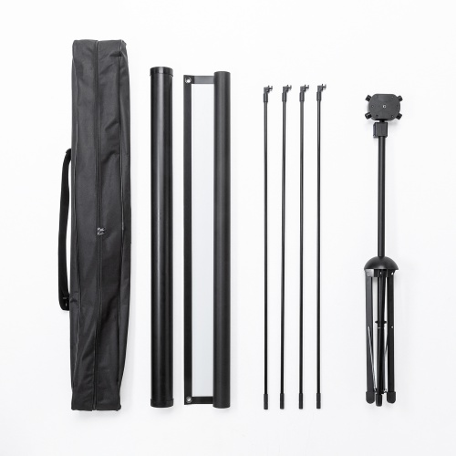 プロジェクタースクリーン（360度回転・三脚・100インチ・4K対応・16:9・縦向き設置・持ち運びやすい） PRS-SX100HD サンワサプライ