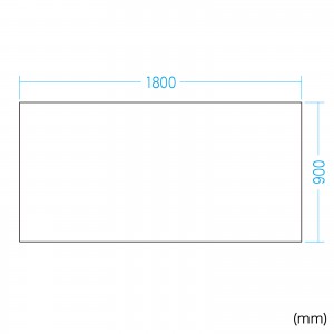 60インチマグネット式スクリーン｜短焦点対応・収納可｜ サンワサプライ【PRS-WB9018K】