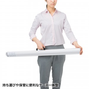 プロジェクタースクリーン （72インチ・超短焦点・短焦点・マグネット・黒板・固定・ロール・収納・ホワイトボード・持ち運び・まっすぐ・おすすめ）PRS-WBC72HDN サンワサプライ