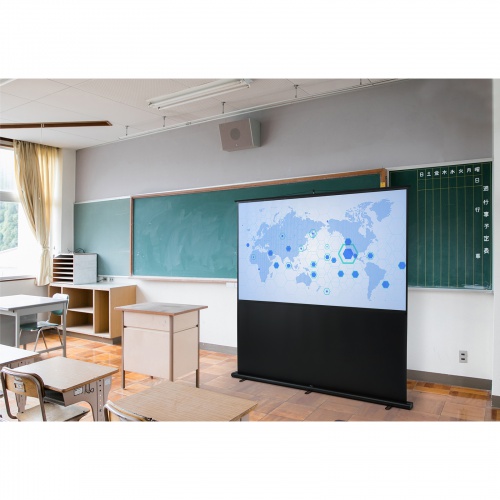 100インチ自立式スクリーン｜16:9・4K対応・持ち運び可【PRS-Y100HD