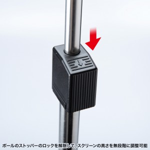 プロジェクタースクリーン 100インチ 自立 16:9 4K 床置き