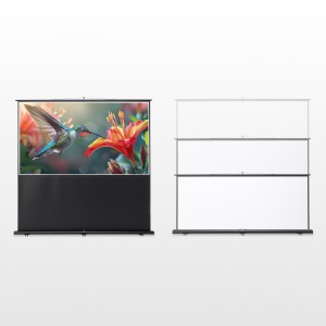 プロジェクタースクリーン 100インチ 自立 16:9 4K 床置き