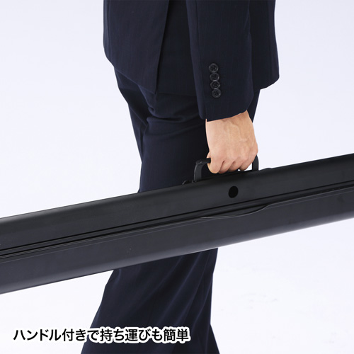 100インチ自立式プロジェクタースクリーン｜4:3・4K対応｜サンワサプライ【PRS-Y100K】