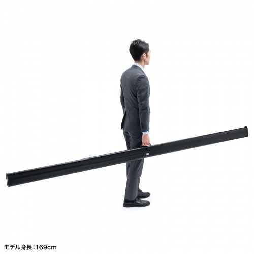 プロジェクタースクリーン（120インチ・16：9・床置き式・ポータブル・収納付・4K・フルHD・大型・会議室・セミナー）