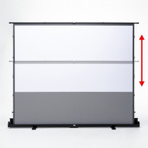 プロジェクタースクリーン（100インチ・自立式・超短焦点対応・床置き・パンタグラフ・16:9）