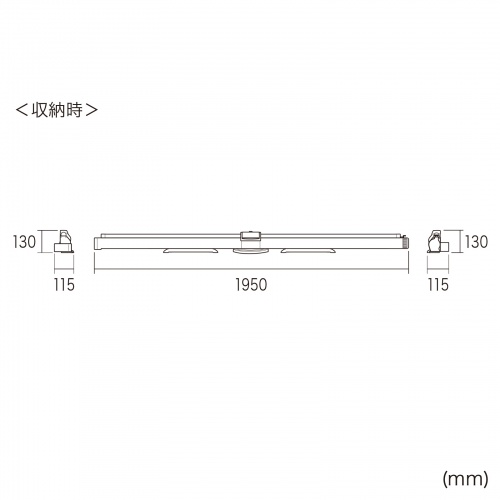プロジェクタースクリーン （80インチ相当・床置き式・自立式・テンションダイヤル式フラットスクリーン・短焦点プロジェクター対応・高画質・４K） PRS-YZ80WX サンワサプライ