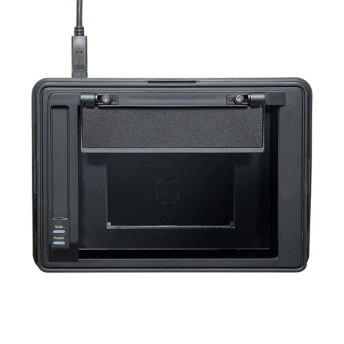 スキャナ(パスポートスキャナ・パスポート対応・免許証・保険証・置くだけ・データ化・USB給電) PSC-14UP サンワサプライ