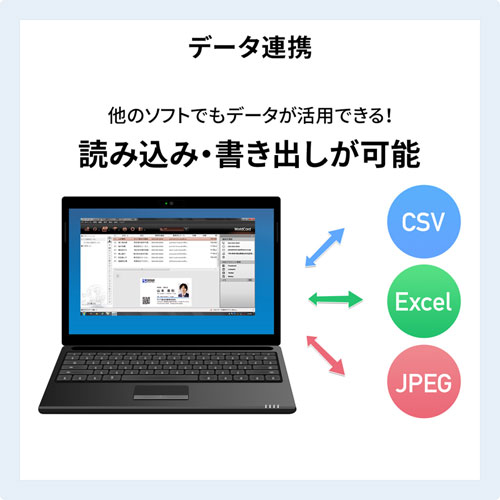 名刺スキャナ(両面スキャン・データ化・USB給電)PSC-15UB