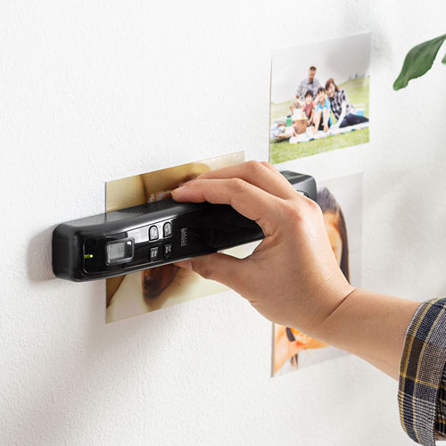 ポータブルハンディスキャナ（1200dpi対応・microSD保存・電池式）