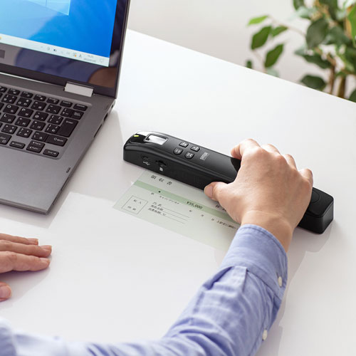 ポータブルハンディスキャナ（1200dpi対応・microSD保存・電池式）