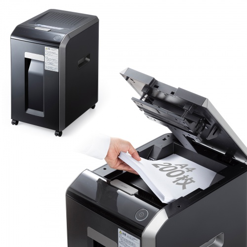 オートフィードシュレッダー（業務用・オートフィード・自動細断・最大200枚・ミニクロスカット・手差し細断・連続60分）PSD-C200AT